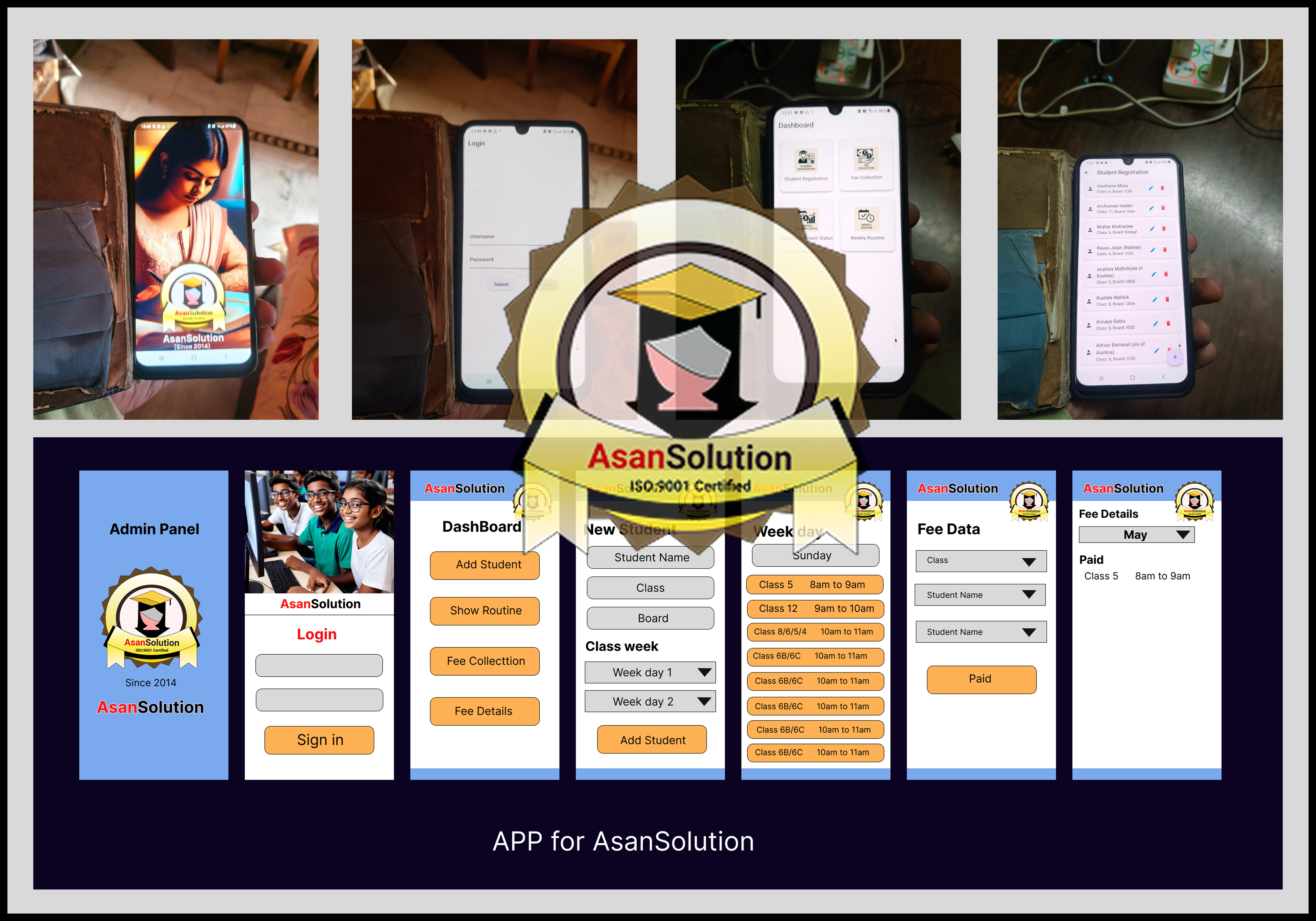 AsanSolution Fee Collection & Student Management App